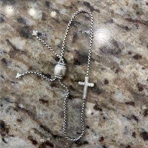 David Yurman Pave Cross Pendant with Diamonds